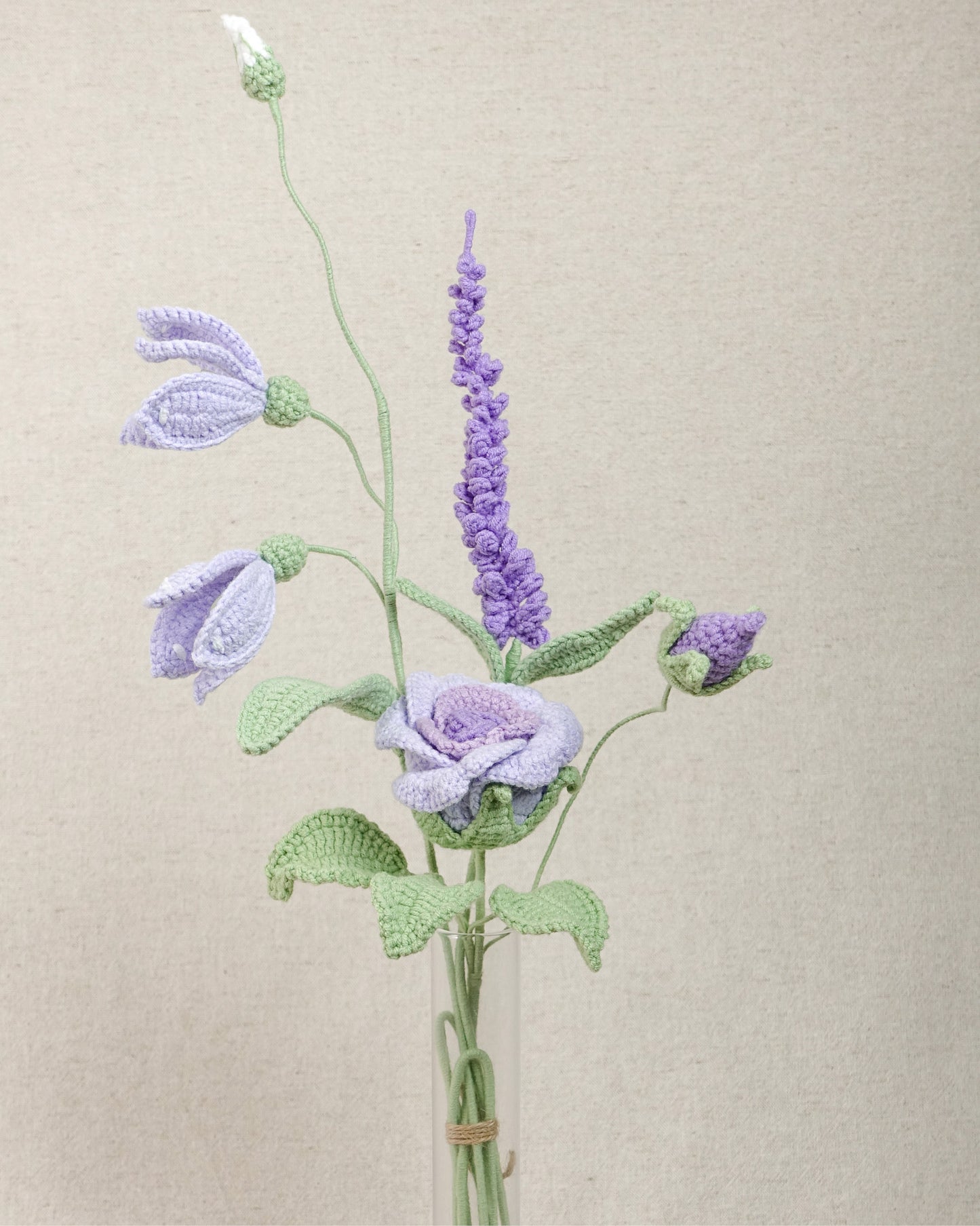 Mini Bouquet – Purple & Lilac Palette