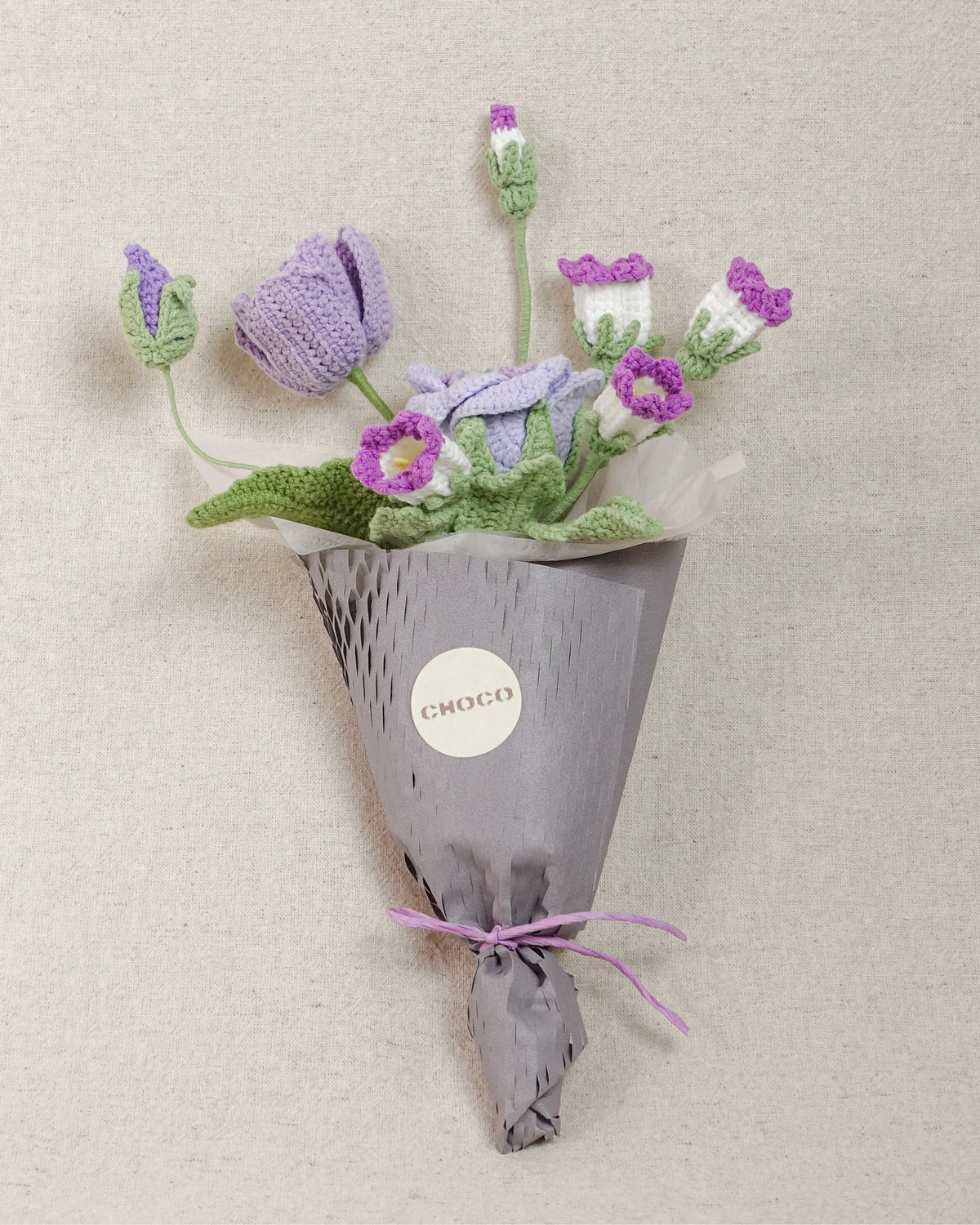 Mini Bouquet – Purple & Lilac Palette