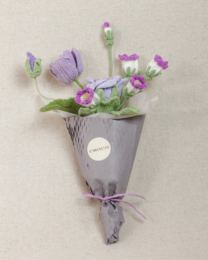 Mini Bouquet – Purple & Lilac Palette