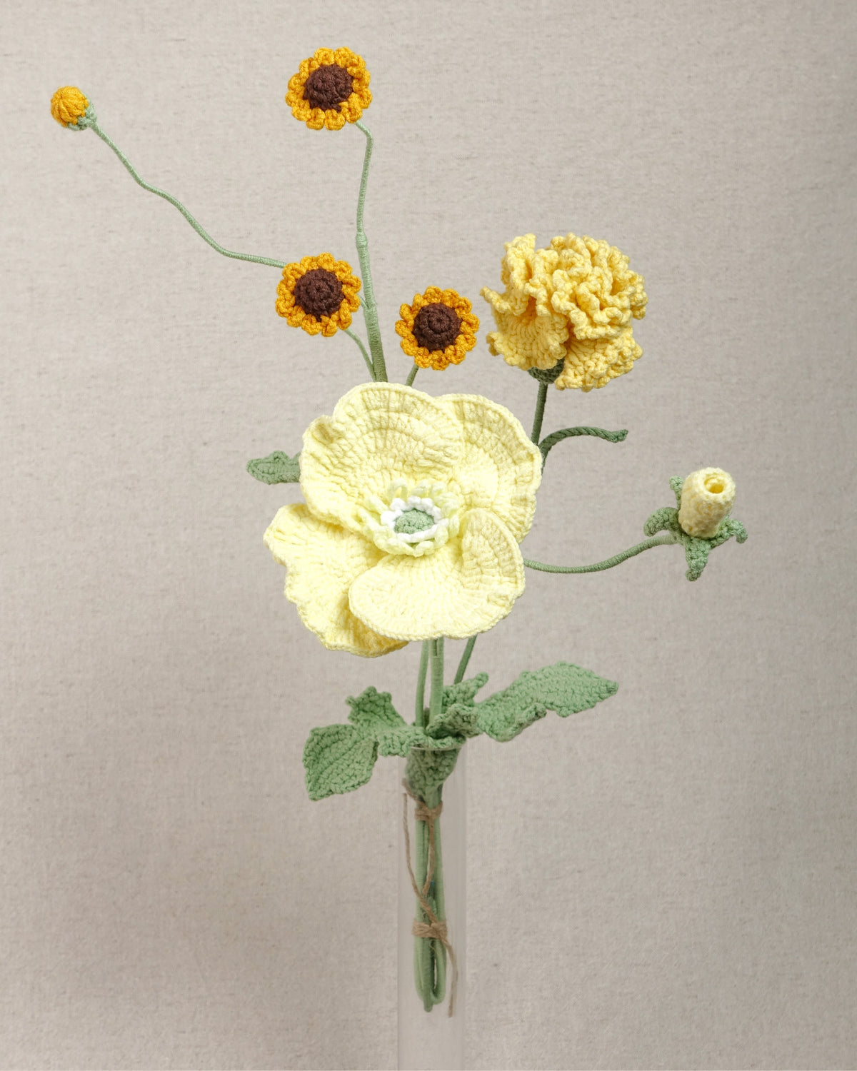 Mini Bouquet – Yellow & Orange Palette