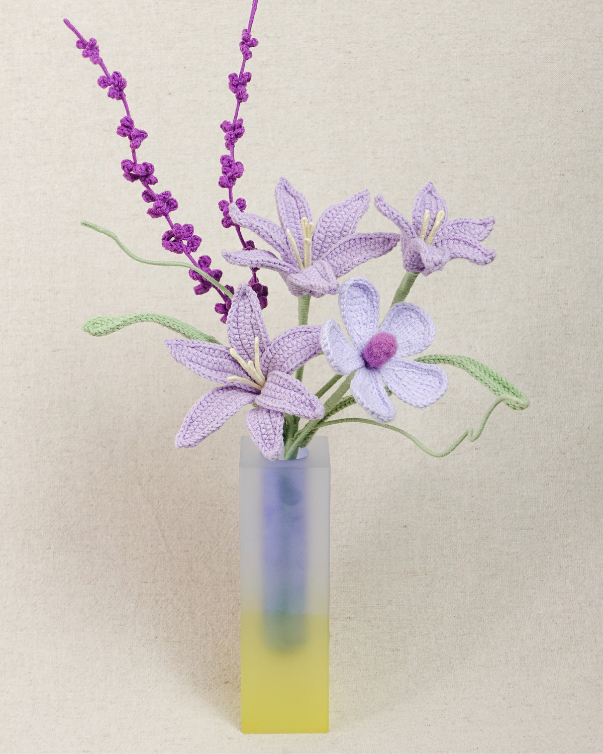 Mini Bouquet – Purple & Lilac Palette