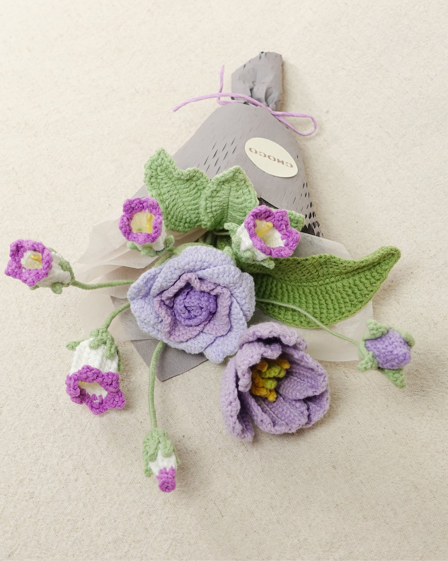 Mini Bouquet – Purple & Lilac Palette