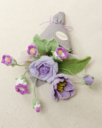 Mini Bouquet – Purple & Lilac Palette