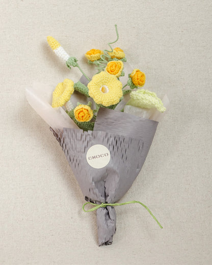 Mini Bouquet – Yellow & Orange Palette