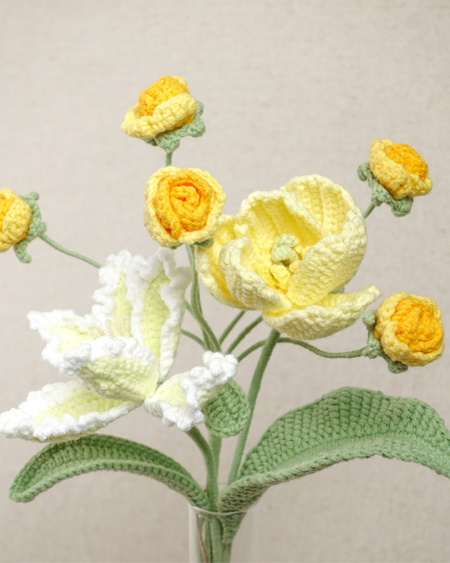 Mini Bouquet – Yellow & Orange Palette